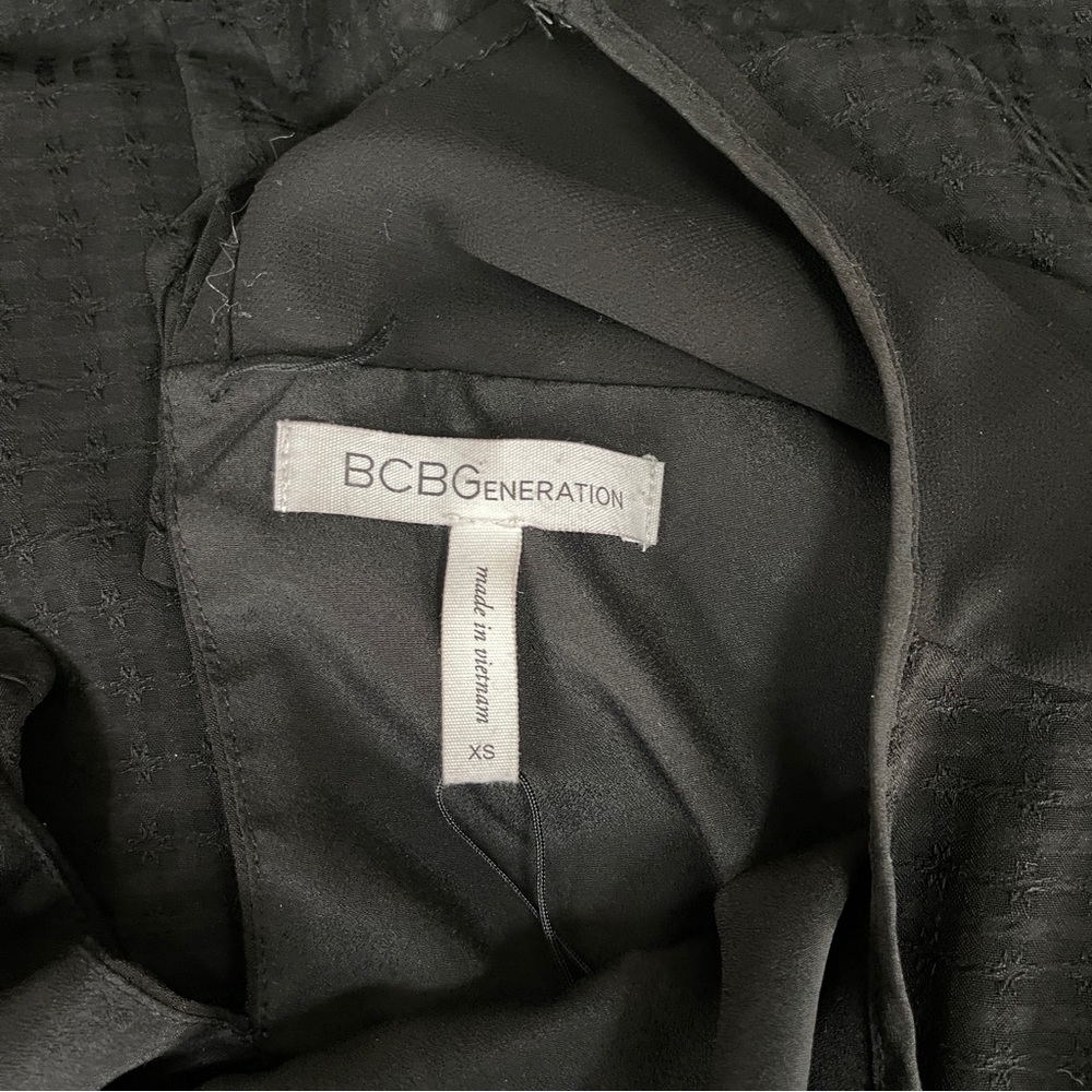 Bcbgeneration Black Shift Mini Lined With Ruffles… - image 3